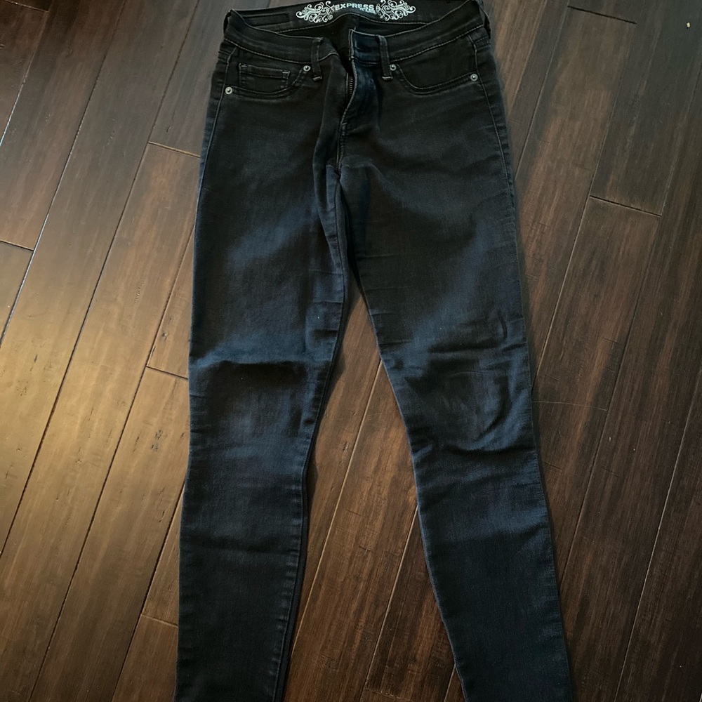 Express black jegging